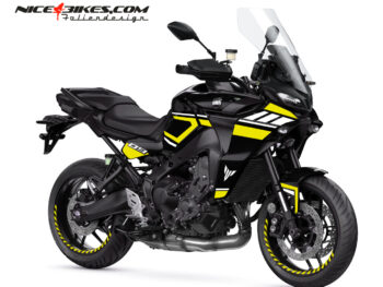 Foliendesign MT09 Tracer  Hornet Yellow