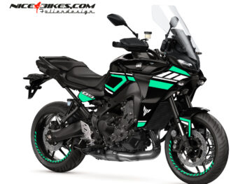 Foliendesign MT09 Tracer  Miami Blue