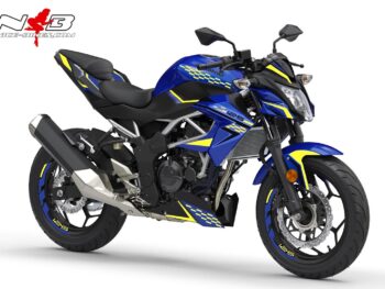 Z125 Dekor gelb für blaue Maschine