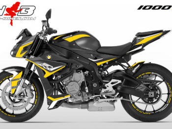 Dekorsatz S1000R EDITION gelb/weiß für Catalanograue Maschine 2018-