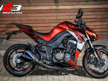 Z1000 Foliendekor auf Oranger Maschine