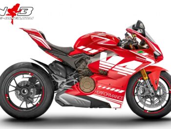 Panigale V4 weiß-tricolor