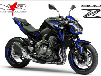 Z900 schwarz / Foliendekor blau 2018