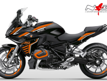 Motorrad Foliendesigns und Dekore - Shop - schwarz orange 1 BMW R1250RS Edition orange auf schwarzer Maschine 2019/20